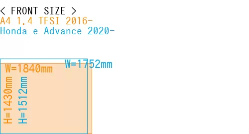 #A4 1.4 TFSI 2016- + Honda e Advance 2020-